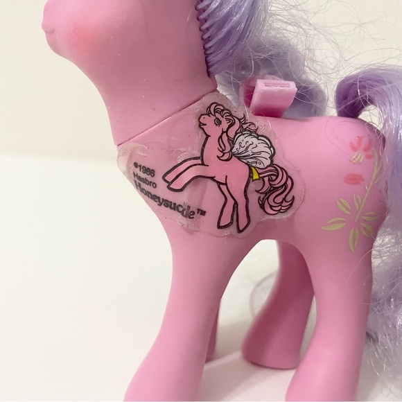 Vintage 1986 My Little Pony Flutter Ponies Lily Hasbro No Wings - Picture 2 of 14